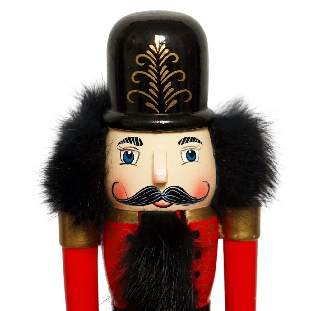 Holiday Nutcracker Figurine Wooden Christmas Decor 9.5